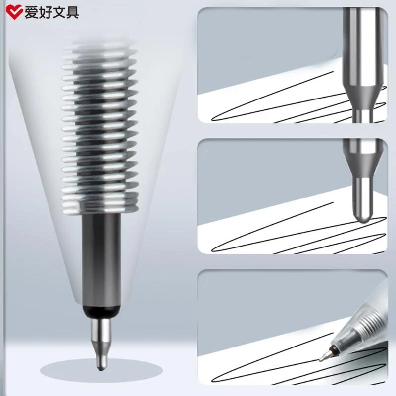 Recarga bolígrafos W89C, secado 0.5 mm 0.5 mm Gel Pen Rollerball Relleno bolígrafos recarga
