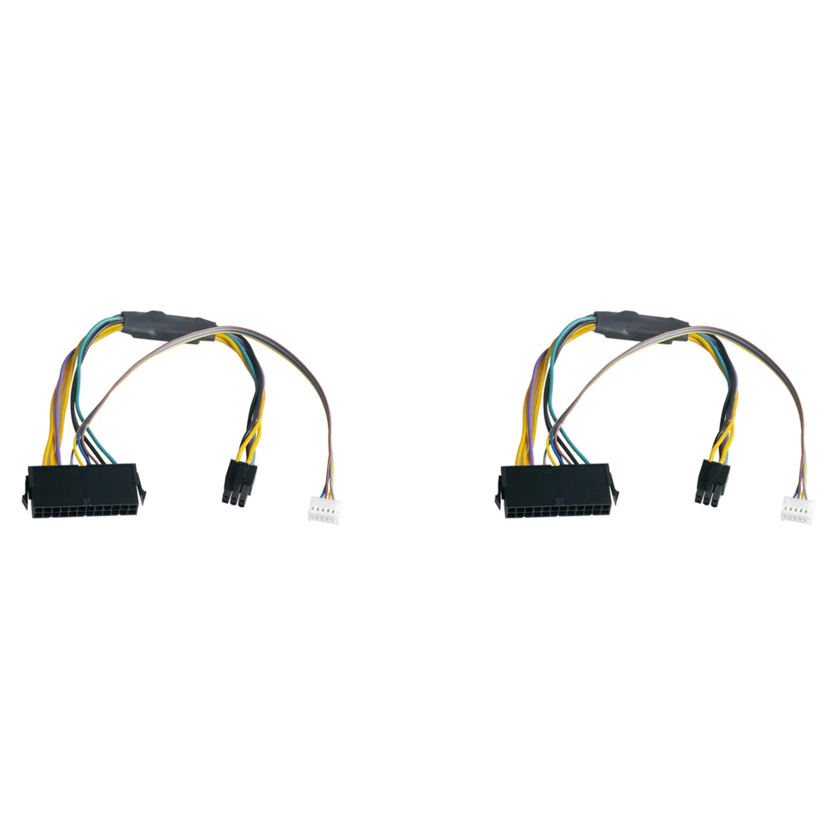 Efficient 2X ATX Main 24Pin Female To 6Pin Male 6Pin PCI-E PSU Power Adapter Supply Cable Connector For HP Elite 8100 8200