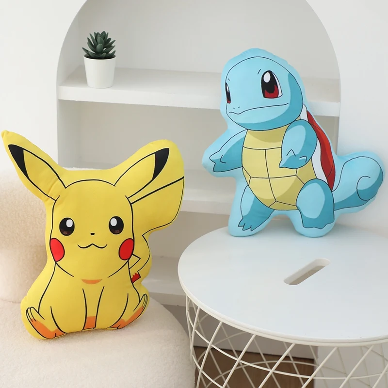 Cute Pokemon Plush Toy Kawaii Pikachu Charmander Gengar Squirtle Soft Sofa Cushion Rest Pillow Room Decor Gift For Friends