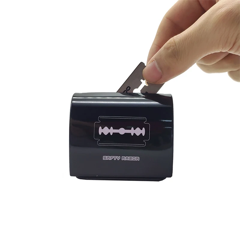 صندوق تخزين إعادة تدوير الشفرة للاستعمال مرة واحدة، صندوق معالجة شفرة النفايات، صندوق إعادة تدوير الشفرة، ملحقات محل الحلاقة #5