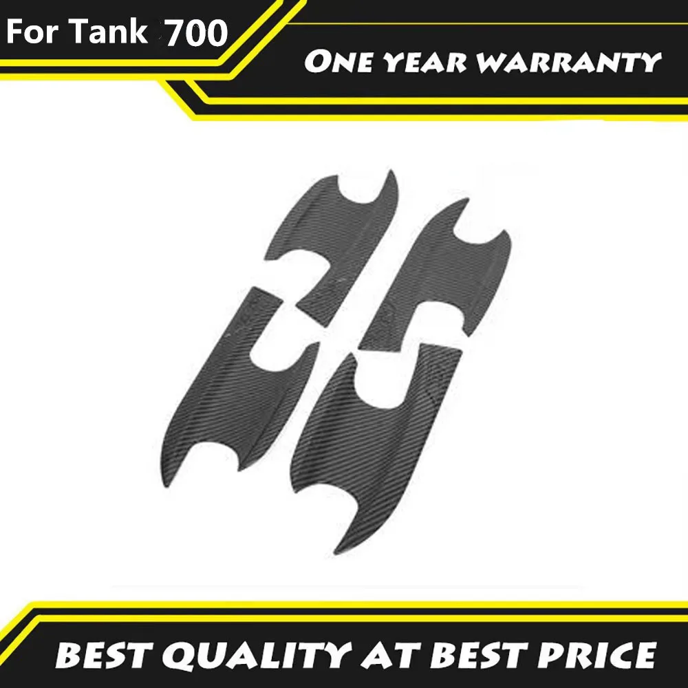 

For Tank 700HI4-T 2024 2025 Exterior Handle Door Bowl Sticker Door Handle Anti Scratch Protection Decoration Automotive Parts