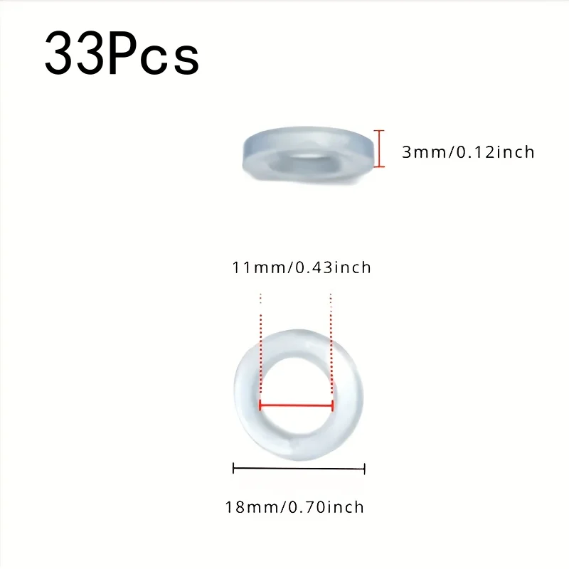 33Pcs 1/2