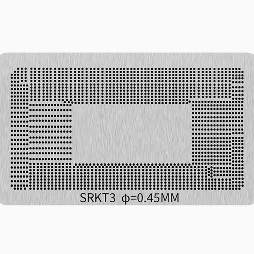 1PCS BGA Reballing Stencil For SRKT1 SRKT2 SRKT8 SRKT6 SRKT7 SRKT3 SRKT4 SRKTZ Direct Heat 90*90 Notebook 11th CPU Steel Mesh