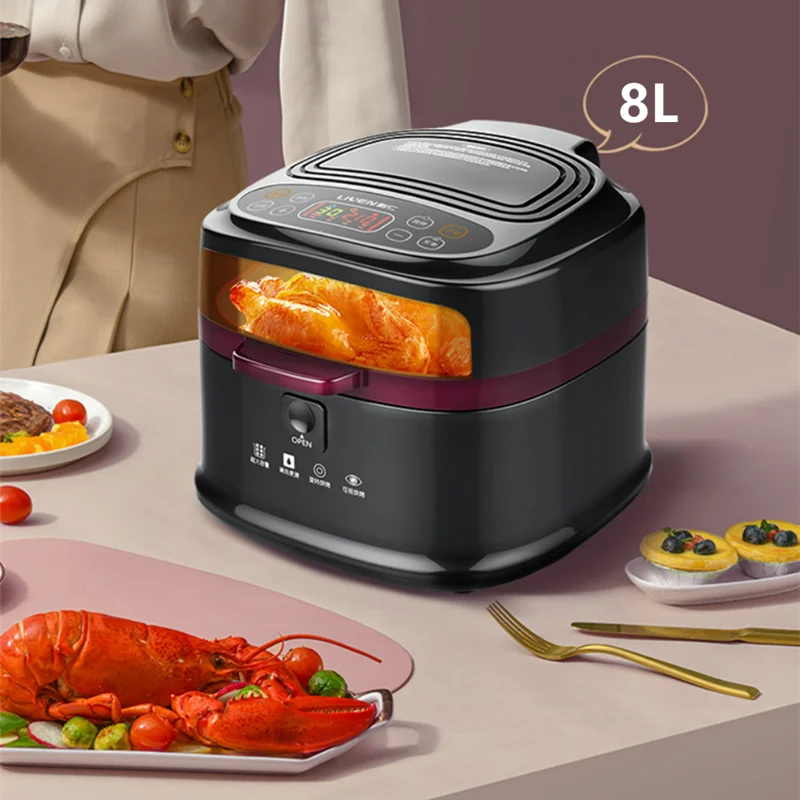 XIAO MI youpin Liven Electric Fryer Home 8L Smart Fume Free Air Fryer Large Capacity Air Fryer