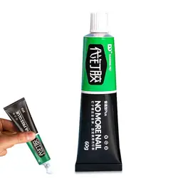 60g All-purpose Glue Quick Drying Glue Strong Adhesive Sealant Fix Glue Nail Free Adhesive For Plastic Glass Metal Ceramic