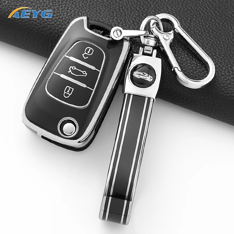 

Чехол для автомобильного ключа Hyundai I20 I30 Ix20 Ix25 Ix35 Elantra Accent для KIA Sportage Rio 3 Soul Optima Ceed Pro K5 K2 Pride