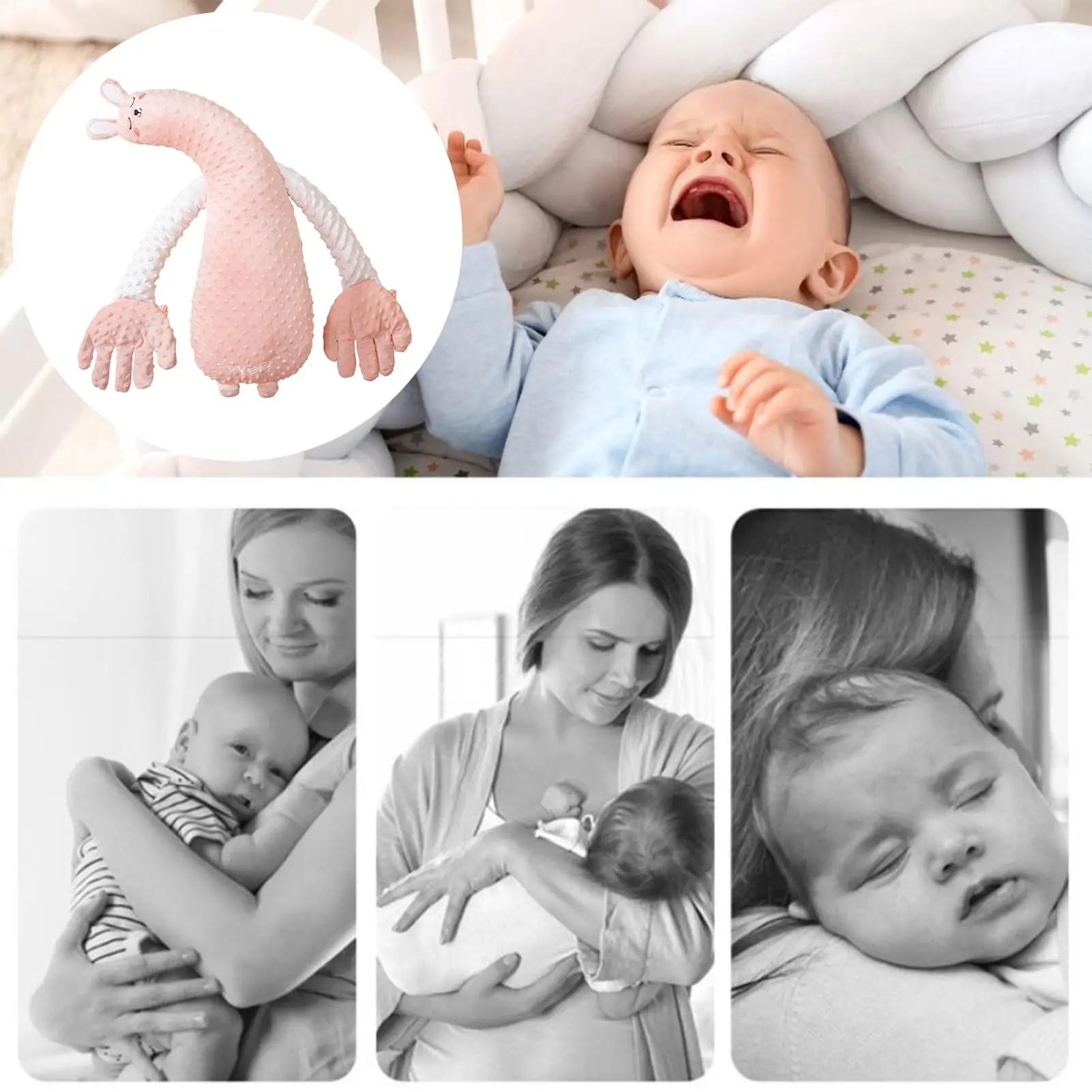 赤ちゃん用睡眠おもちゃ、ベビーパッティングスリーピングトイ、睡眠感覚ぬいぐるみ、ベビーベッド、幼児用バシネット、子供部屋用