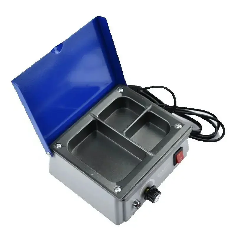 

Горшок для стоматологического воска, 3 лунки, нагрев воска, аналоговый горшок для занурения, термостатический корпус, оборудование для стоматологической лаборатории, 220 В