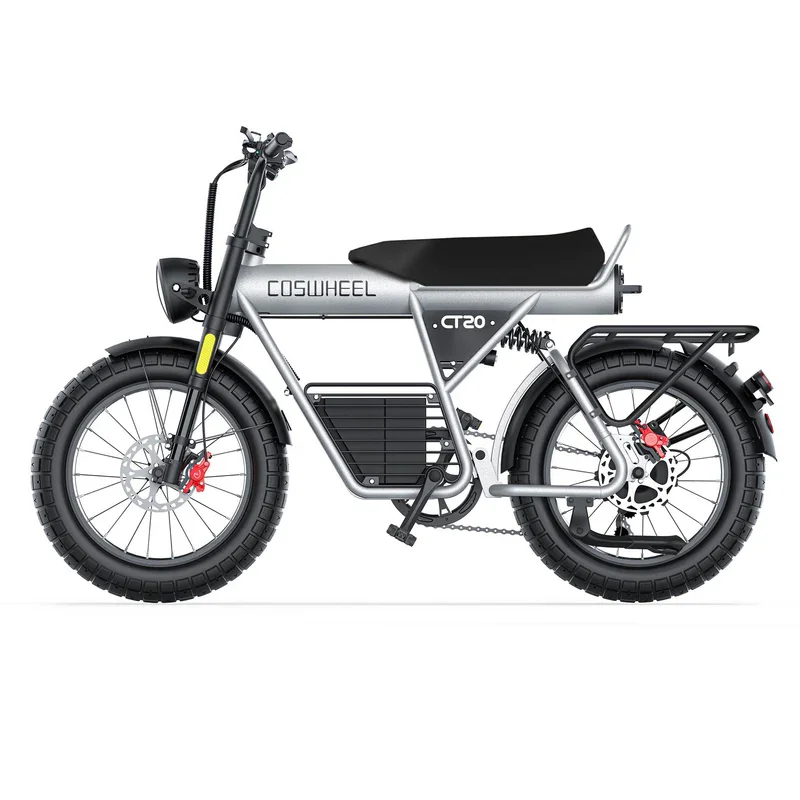 COSWHEEL CT20S Adults Electric Bike For Men 2000W Motor Bicycle 48V 25AH Battery 20" Ebike Electric E Bikes Mountain Moped Ebikes