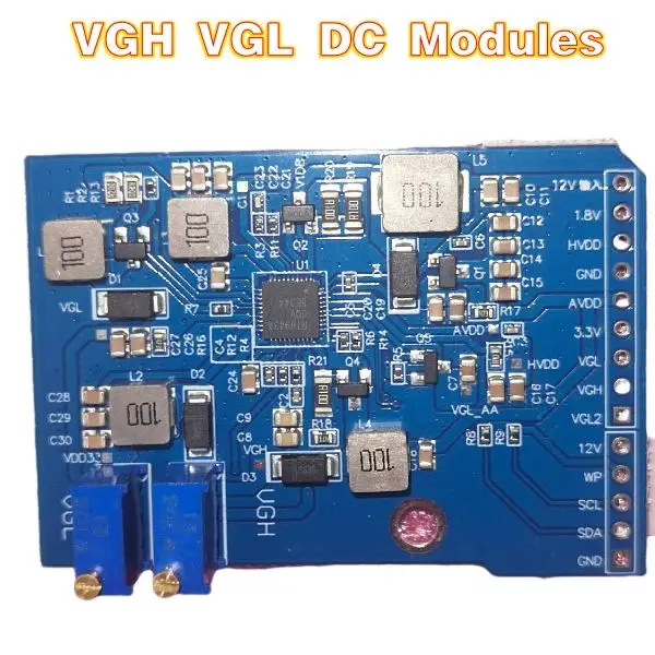 vgh vgl DC module repair LCD panel broken Y color abnormal horizontal line