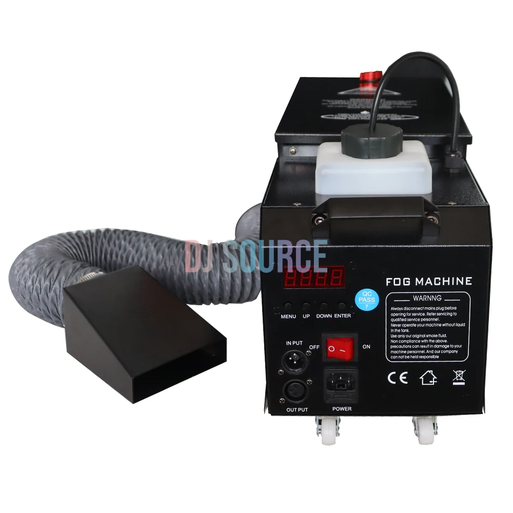 Mini Machine à brouillard basse à tête unique 2000W, équipement d'effet de Machine à fumée d'eau avec télécommande DMX512 DJ Disco Club effet de scène