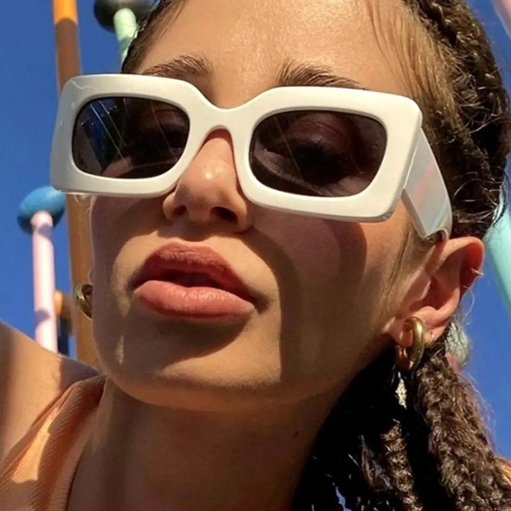 

Candy Color Rectangle Sunglasses Fashion Y2K Sun Glasses Vintage Shades Party Favors