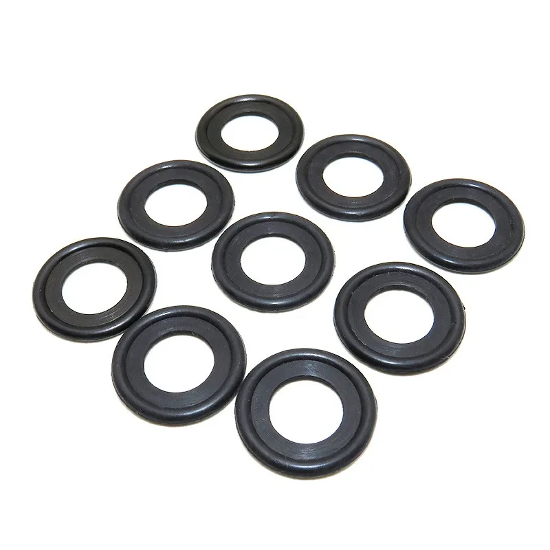 10-100PCS Universal Car Engine Oil Pan Oil Drain Screw Rubber Gasket M12 M14 Oil Drain Plug Sealing Rubber Ring Cars Accessories