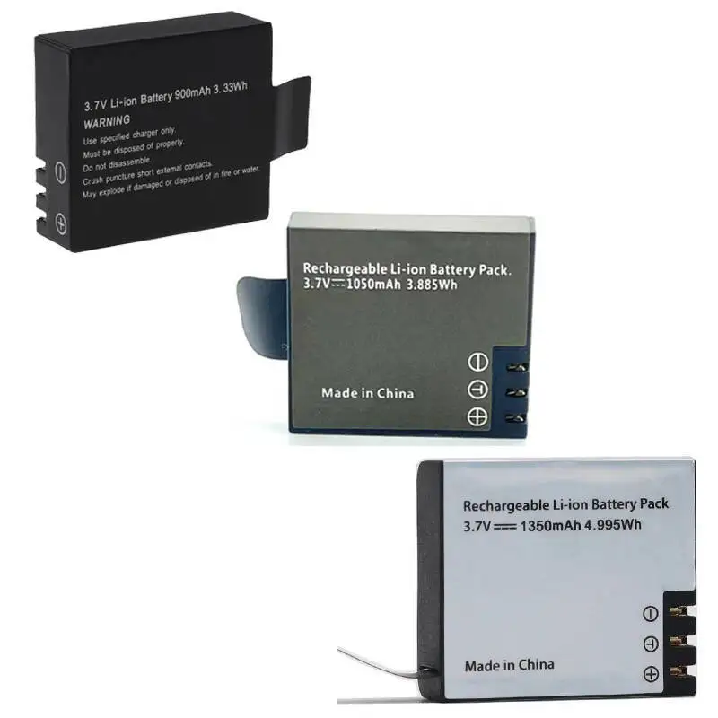 900mAh-1350MAH Suitable for SARGO SJ4000 Sports DV Outdoor Sports Diving Camera Lithium Multi  Type Long Range  PG1350 Battery