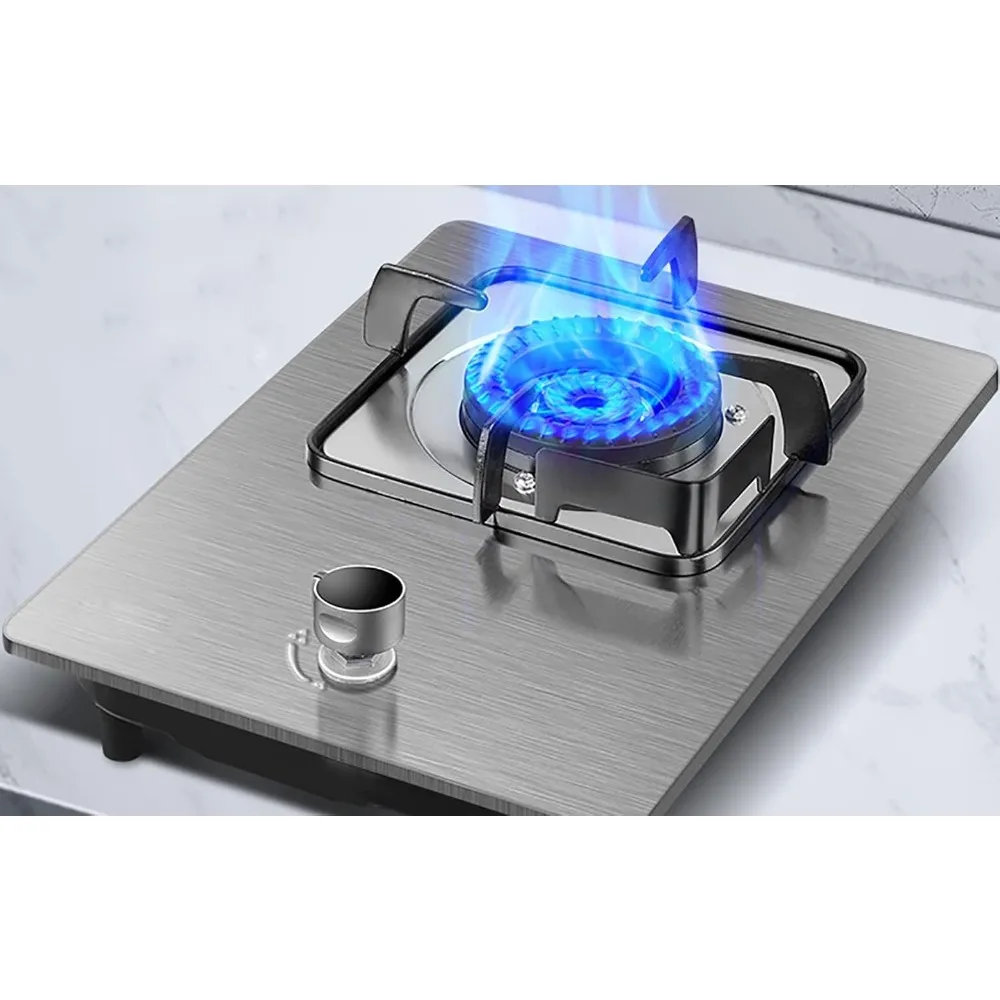 

Burner Gas Cooker gas hob 33CM Gas Hob For Built-in Or Desktop，Natural Gas Stove, Liquefied Petroleum Gas Stove,1 Cast Iron Port