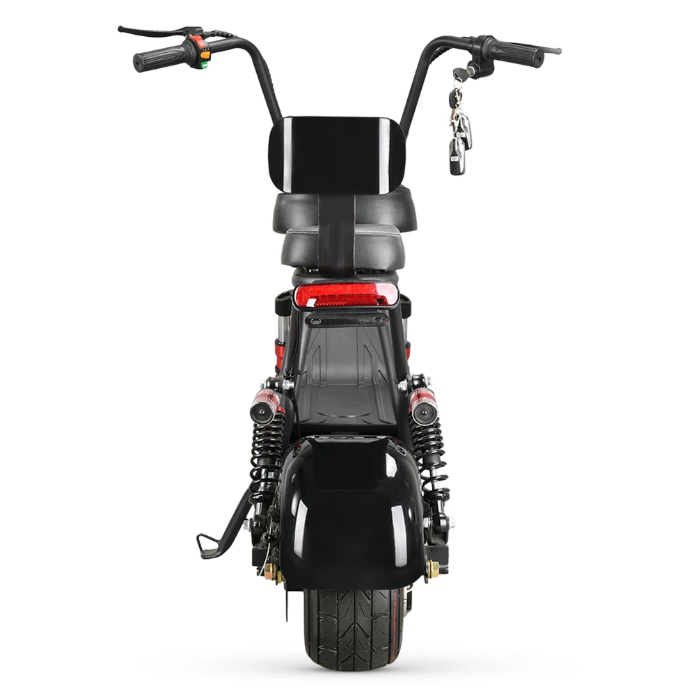 China Cheap Customized Citycoco 48V 20Ah 1000W Dual-Wheel Adult Electric Scooter Motorcycle 35km/h Max Speed view 6