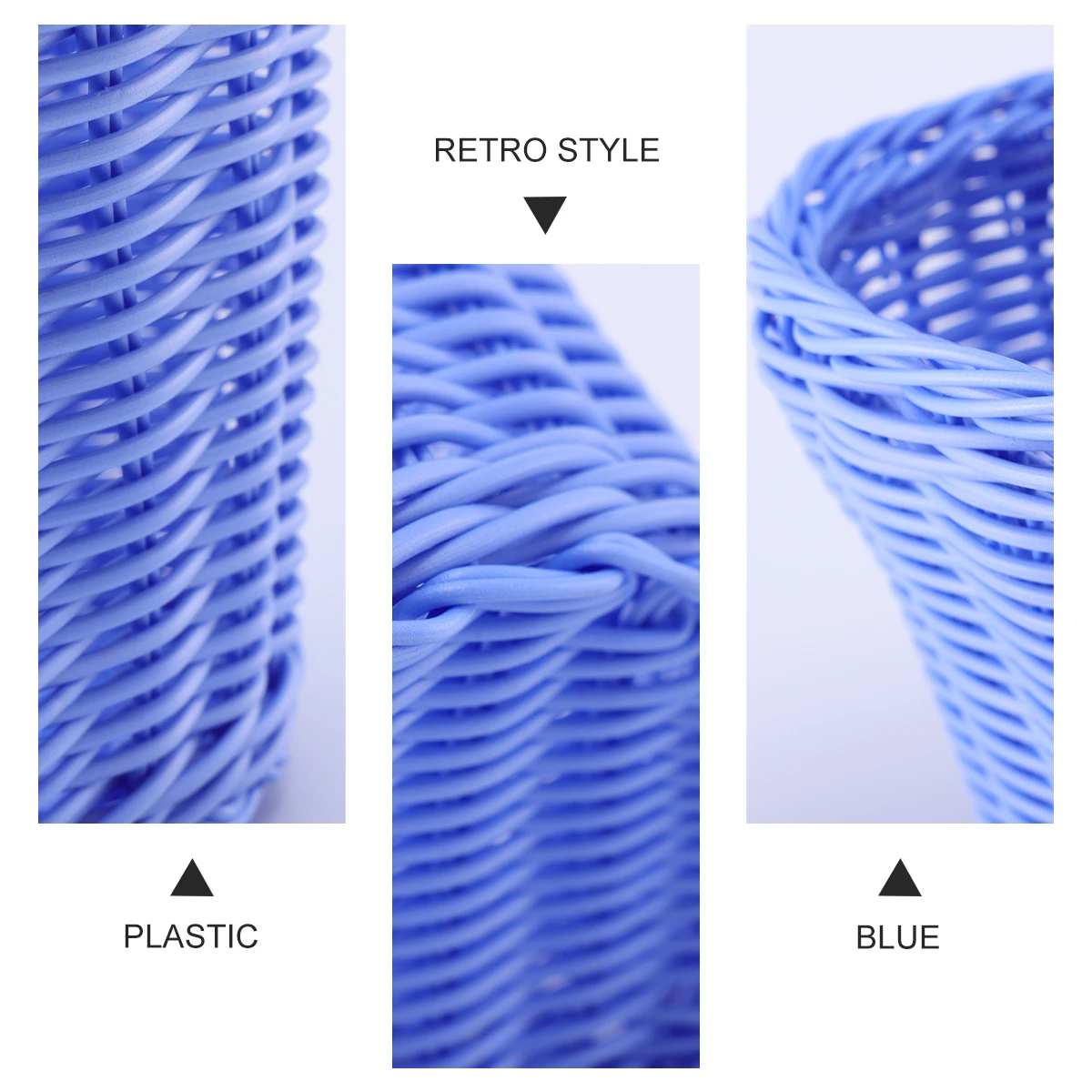 

1Pcs Bike Basket Detachable Front Storage Holder Eco-Friendly Large Capacity Retro Style for 's Bike