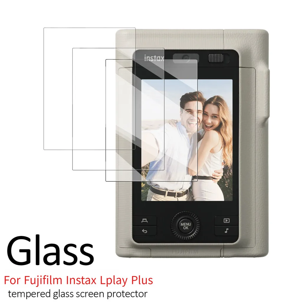 

1-3 шт. прозрачное закаленное стекло HD 9H для Fujifilm Instax Mini Evo/LiPlay/LiPlay Plus - защитная пленка для ЖК-экрана камеры, устойчивая к царапинам