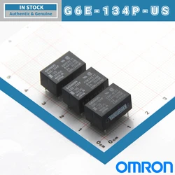 New Authentic Original Japan OMRON Single Relay G6E-134P-US-5VDC 12VDC 24VDC DC12V 24V 5V 2A 5PIN