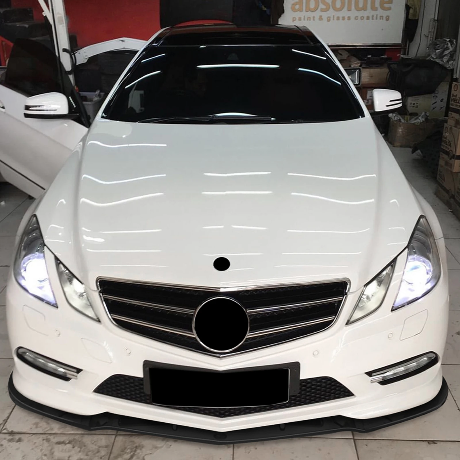 Frontspoilerlippe, unterer Splitter-Kit für Mercedes Benz E-Klasse W207 C207 Coupé 2009-2012 E250 E350 E500 AMG Line