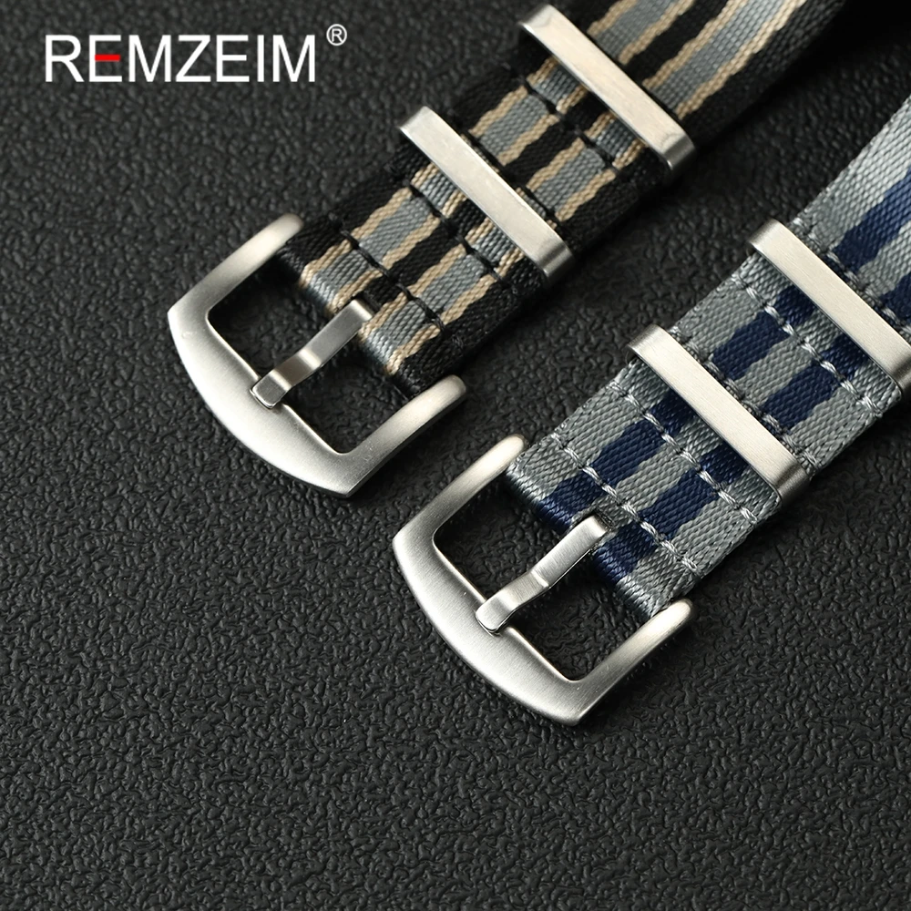 قسط مريح لينة النايلون سوار ساعة 20 مللي متر 22 مللي متر ساعة الأشرطة الرجال النساء الساعات استبدال اكسسوارات الساعات