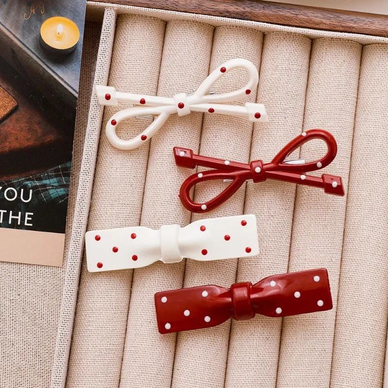Polka Dot Bow Hair …
