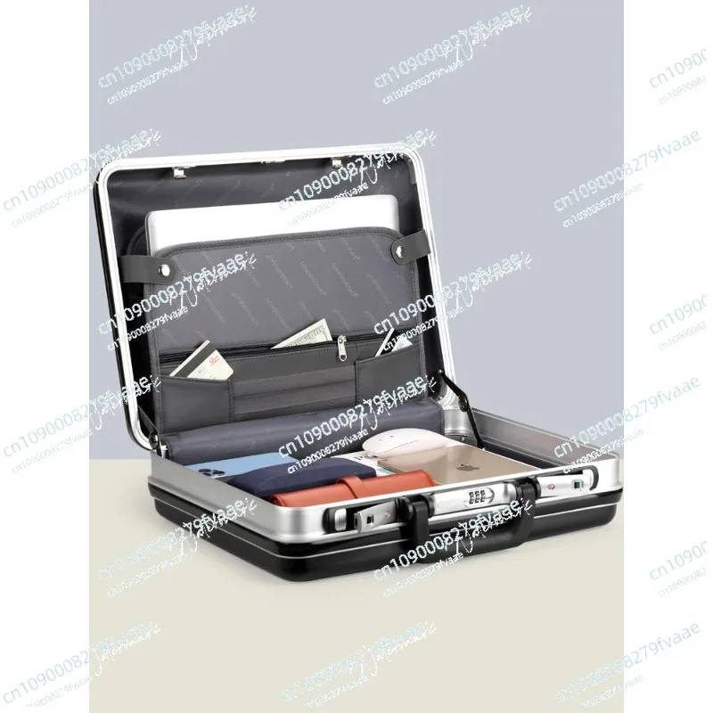 LockboxMen's handheld business briefcaseImportant documents storage hand-held new aluminum frame