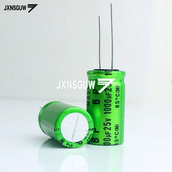 10pcs NICHICON MUSE BP 25V1000UF 16X31.5MM green non-Polar 1000UF 25V audio electrolytic capacitor ES 1000UF/25V MUSE-BP