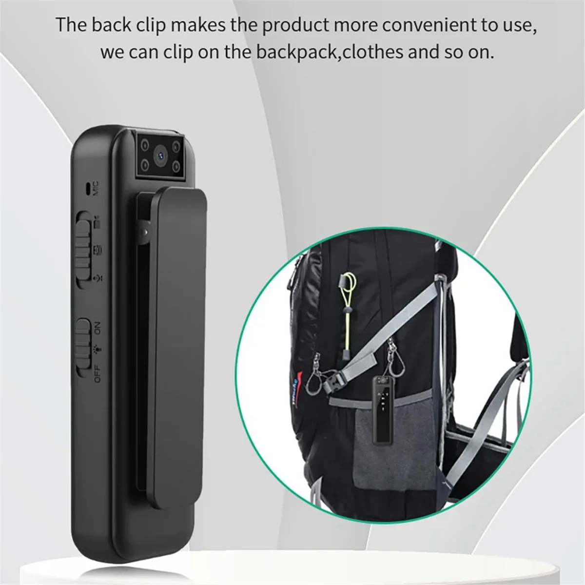

Highly Recommended.Mini Law Enforcement Recorder HD1080P Outdoor Sports Camera