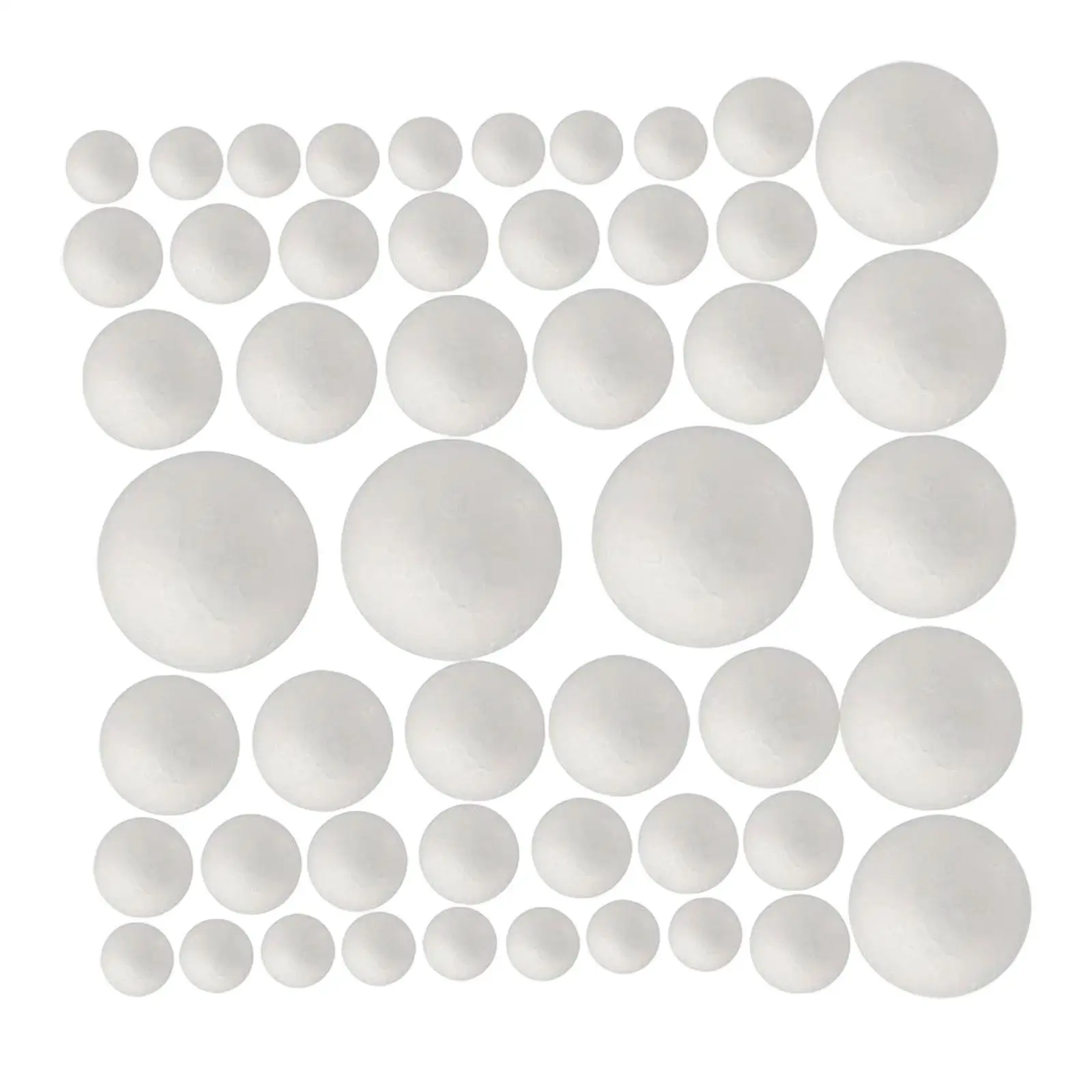 Smooth Craft Foam Balls Round Flexible Material Holiday Ornaments for DIY Christmas Party Home and Classroom Projects view 6