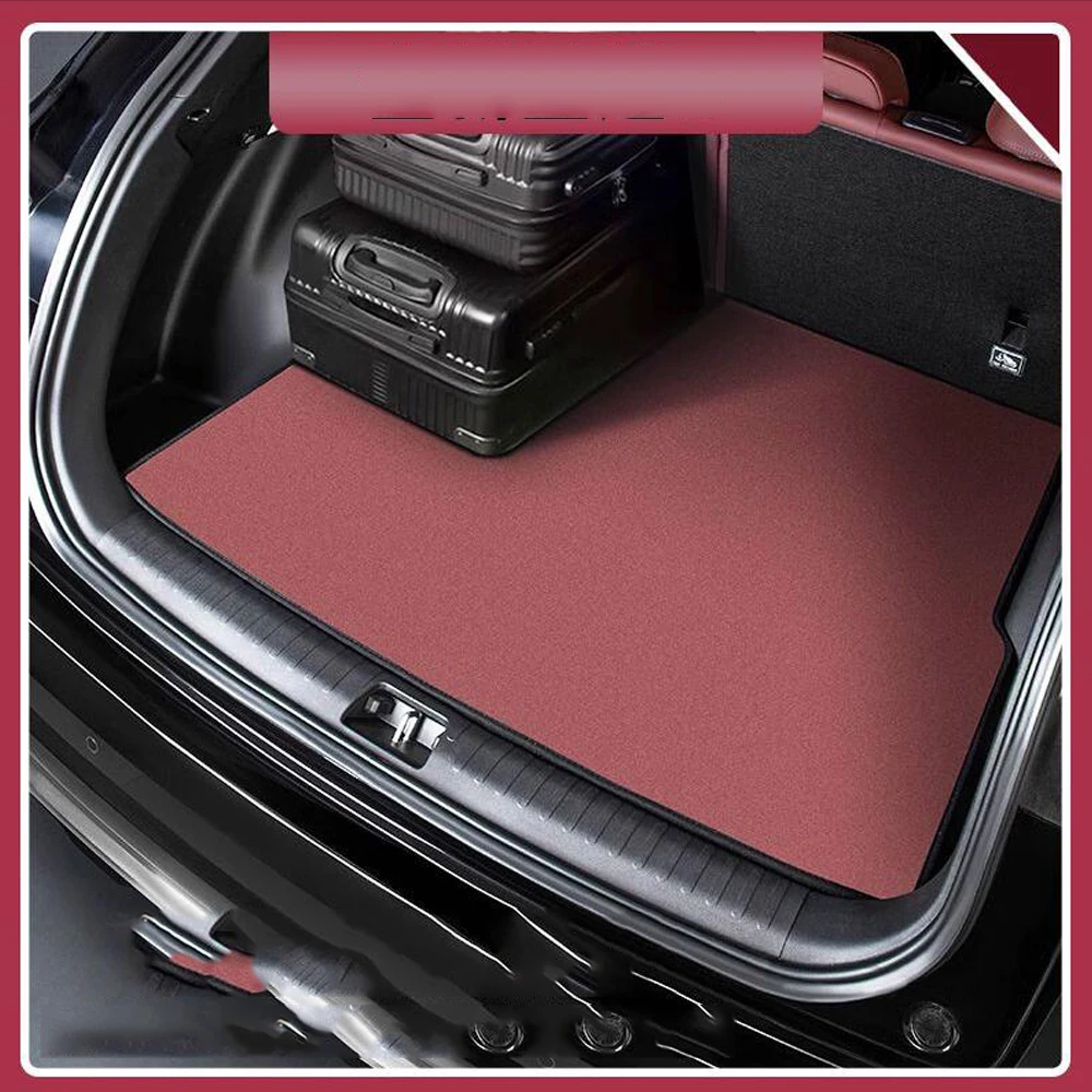 For Geely Monjaro KX11 Xingyue L 2022 2023 2024 Flocking Car Rear Trunk Mat Cargo Boot Mat Liner Tray Rear Boot Luggage Cover