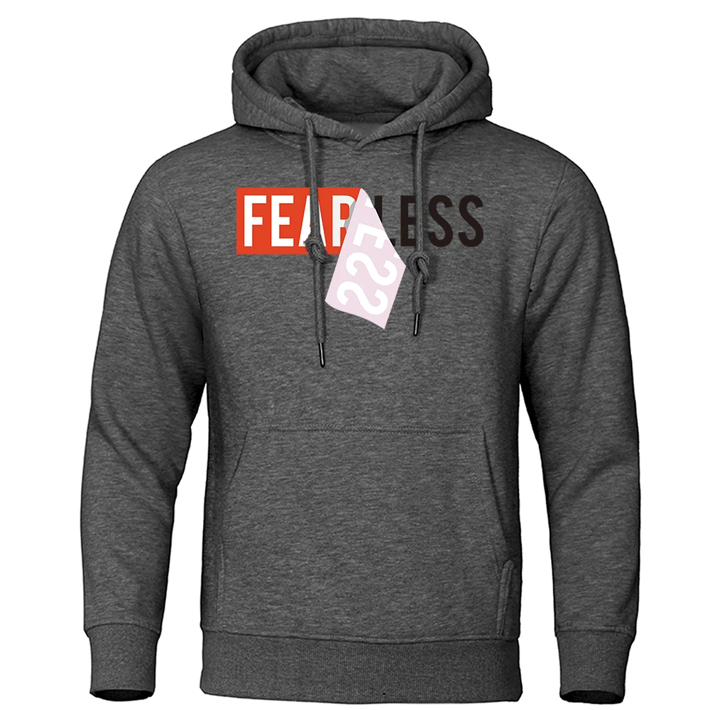 Tear Away Your Fearness Printing Hoodies Men Casual Fleece Sweatshirt Classical Warm Clothing Personality Fashionhoodie Men'S