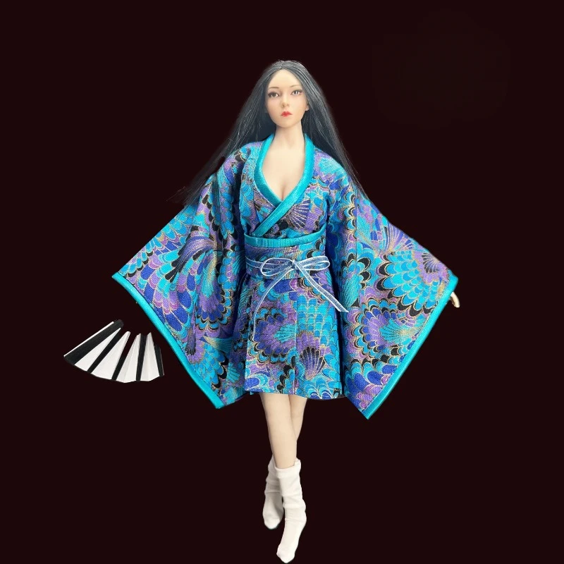 1/6 Scale Female Soldiers Kimono Style Ancient Bathrobe Clothing for 12inch Action Figures Model Aacessories