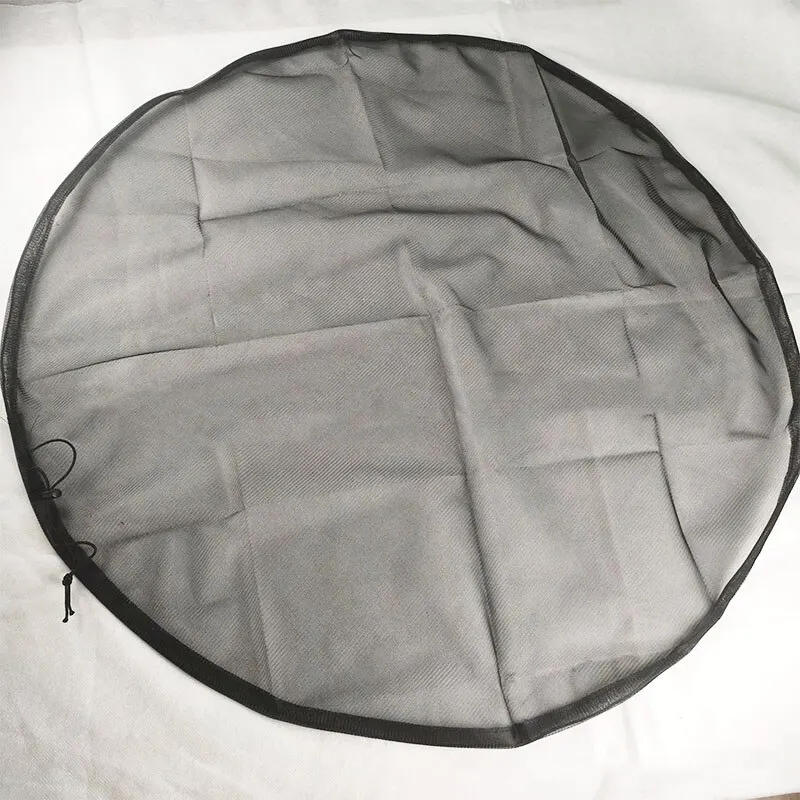 60CM Rain Barrel Net Cover, Bucket Insect Net Cover, Water Tank Screen Protection Cover, Rain Barrel Filter Protection Net