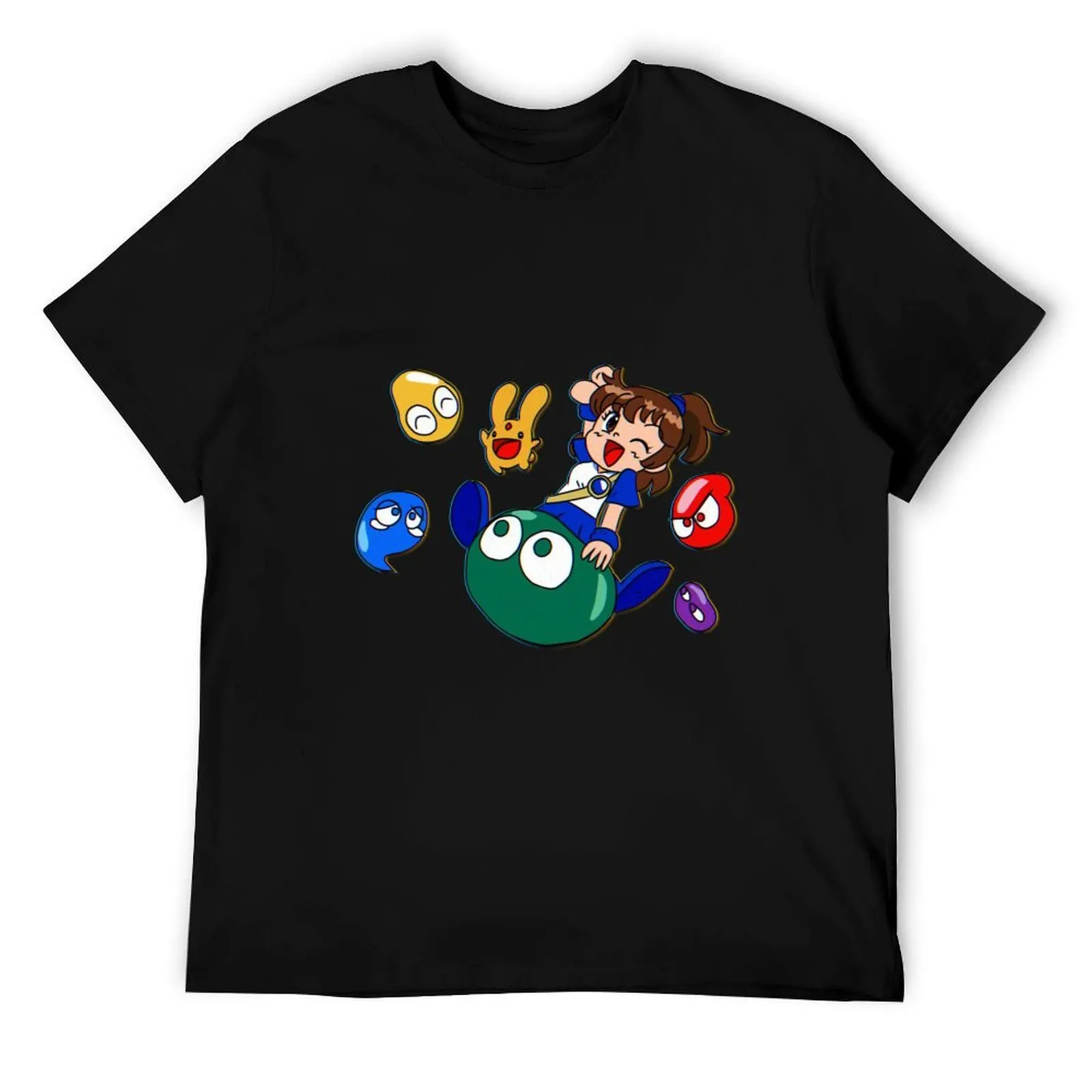 

Puyo Puyo FC Cover Redraw (90sthetic) T-Shirt man t shirts high quality luxury brand cotton t shirts high quality T-Shirt