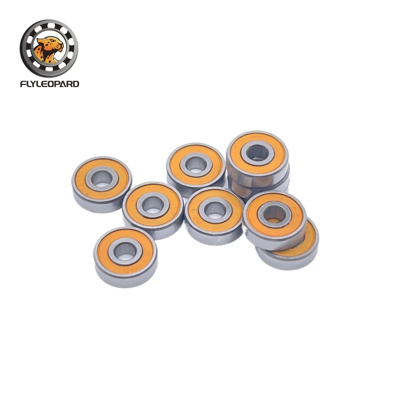 

10PCS 625RS 5x16x5mm ABEC-7 High Quality Miniature Orange Sealed 625-2RS Ball Bearings 625 2RS For VORON Mobius 3D Printer
