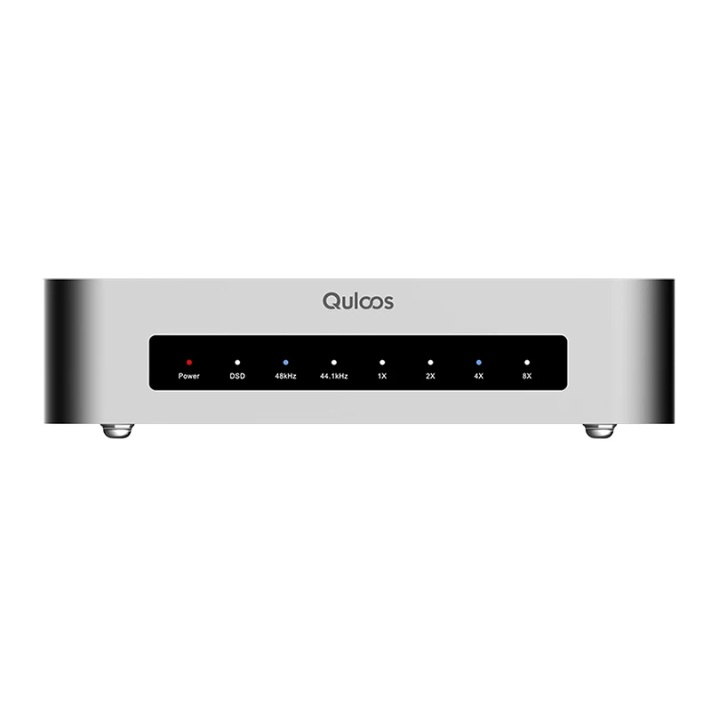 Quloos QU02 USB Bridge واجهة الصوت الرقمية - SPDIF AES/EBU I2S تدعم DSD512 للصوت عالي الدقة