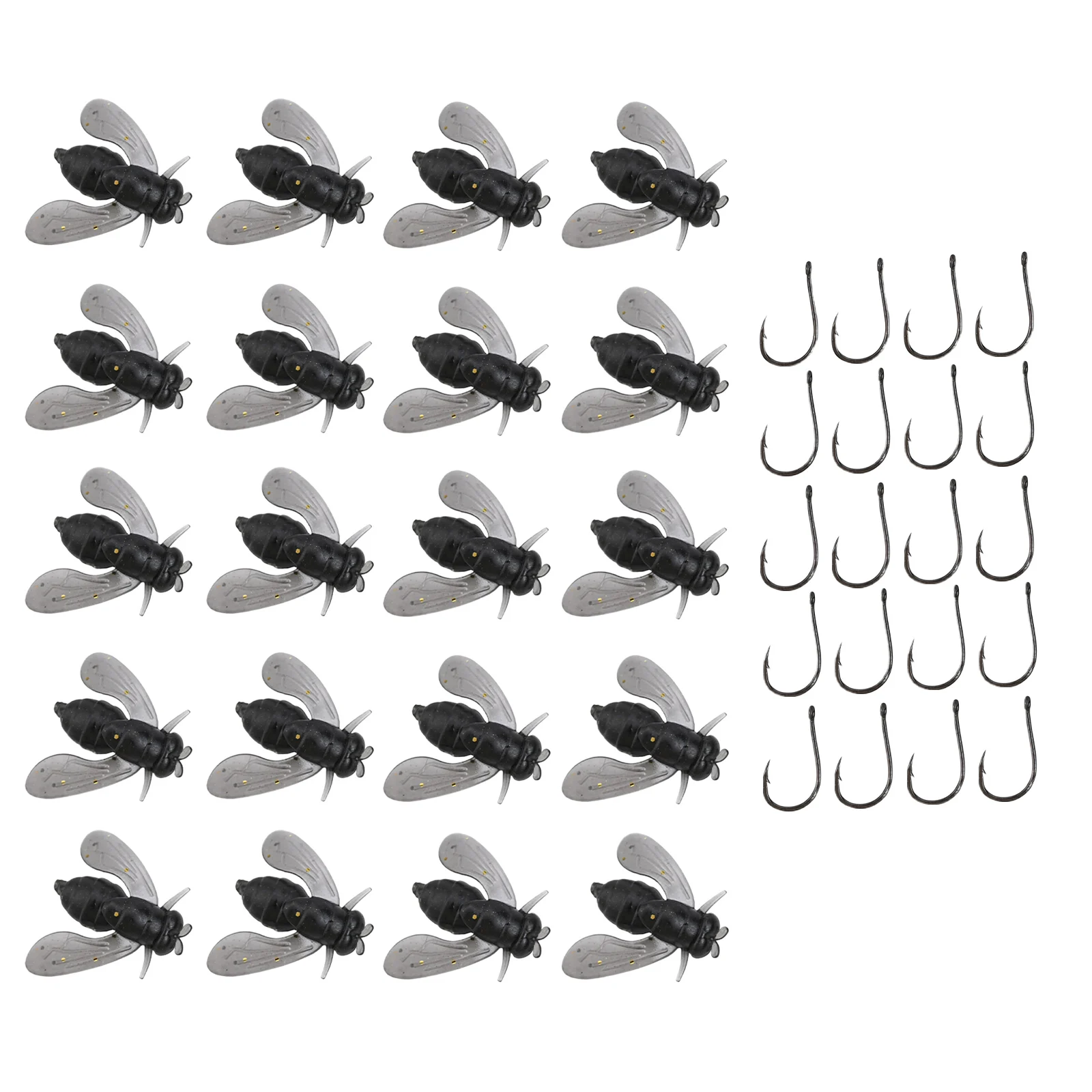 

Fish Luring Fishing Conditions Fishing Hook Lure Bass Lure 3 Sizes Available Better Fish Luring Effect PVC Material