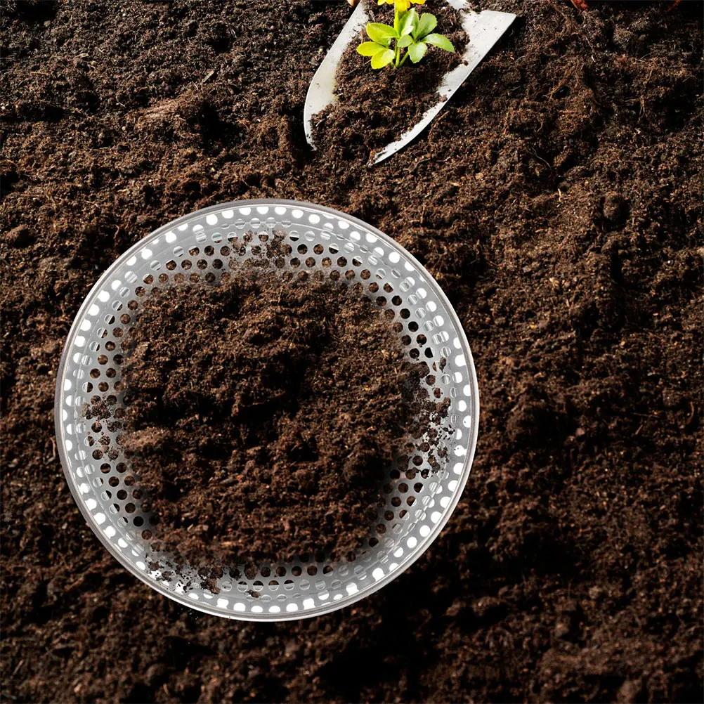 

Soil Sifter 20cm Stainless Steel Sieve Garden Dirt Filter for Outdoor Yard Planting Efficient Screening Tool