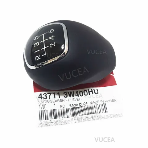 Натуральная кожа OEM рычаг переключения передач 6 скоростей для KIA 2012 2013 2014 2015 RIO RIO5 437113 W400HU 437113 W400HU 437113 W400