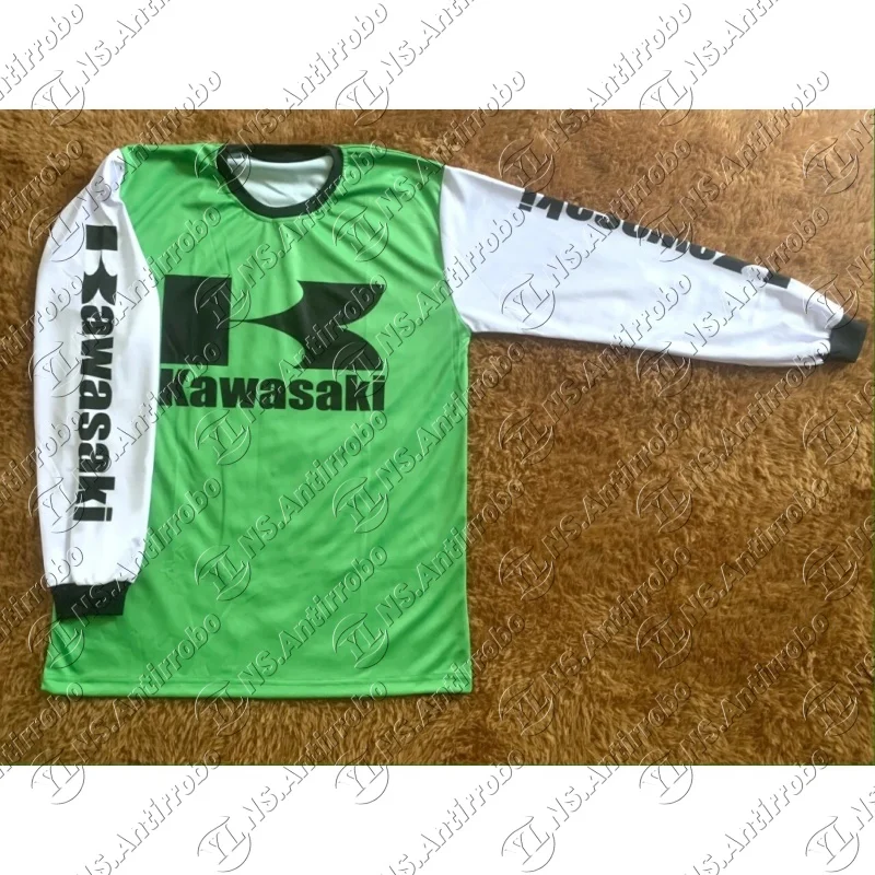 

25-26 New Kawasaki Summer New Quick drying Breathable Fashion Adult Mountain Off road Riding Long Sleeve Clothing