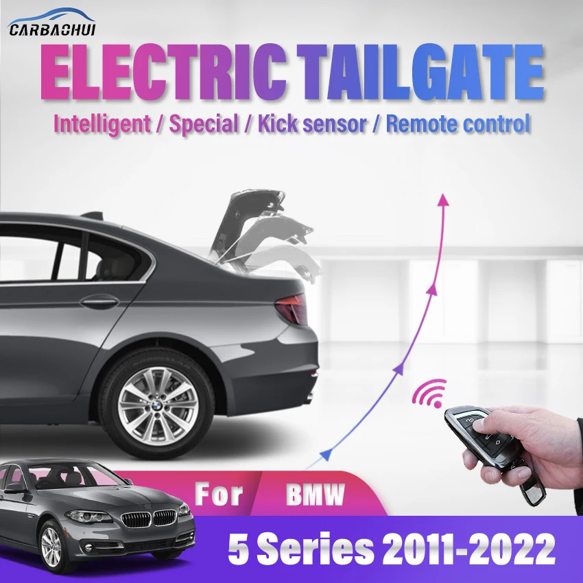 Electric tailgate refitted tail box intelligent electric tail gate door power operated trunk decoration For BMW 5 series F10 F11