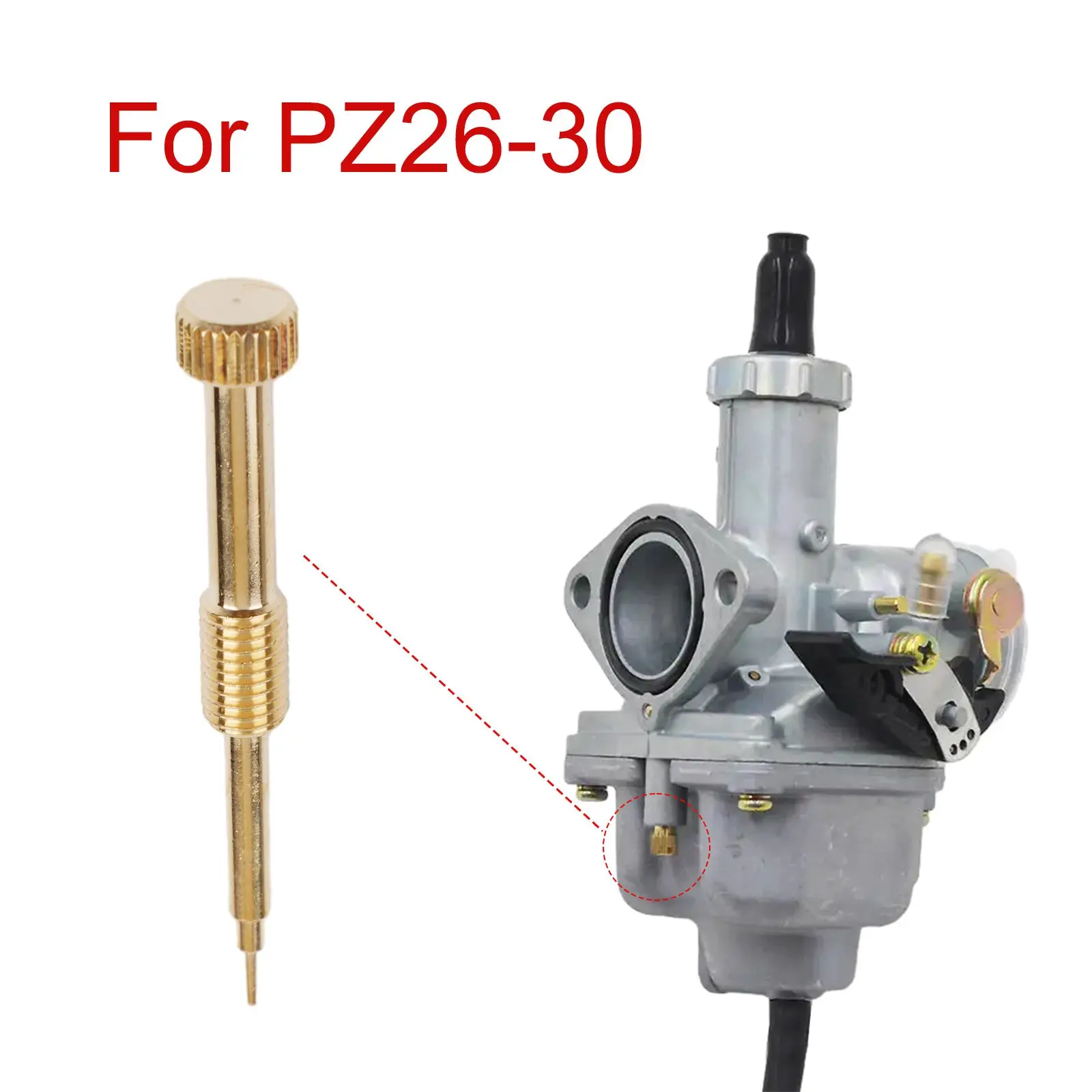 Air Adjustment Screw Carburetor Air Screw Adjustment Mixture Screw Screw Idle Motorcycle Parts For Keihin PZ26 PZ27 PZ30