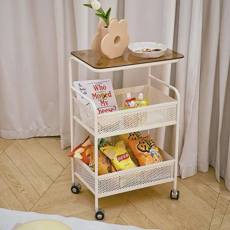 Beauty Salon Tray Removable Storage Trolley Cart Heavy Duty Beautician Decor Organizers Trolleys Beauty Institute Furniture Iron