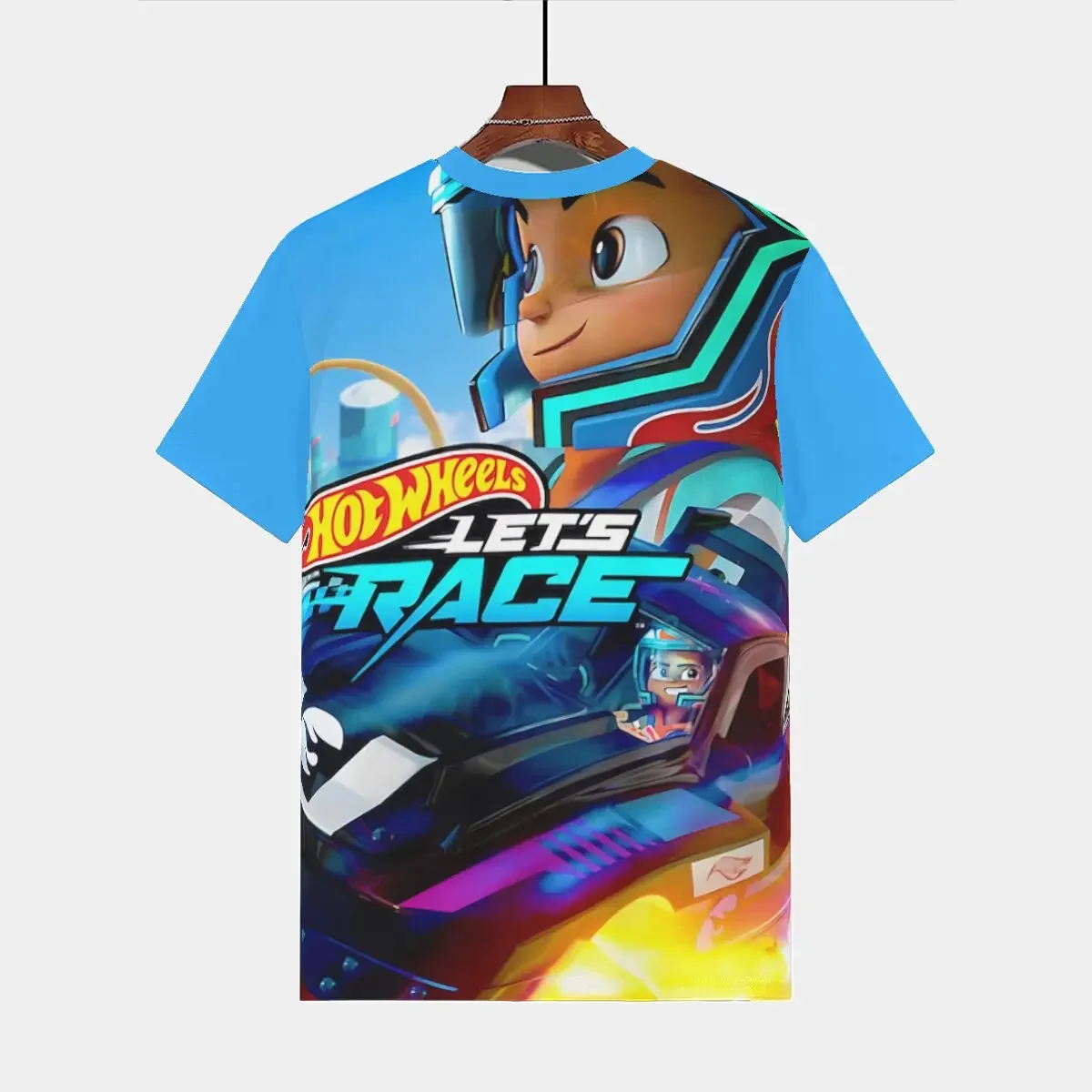 Hot Wheels Print Baby Clothing 5 to 14 Years Male Outdoor Clothes for Disneys Children Boy Girl Child T-Shirt Top Shirts