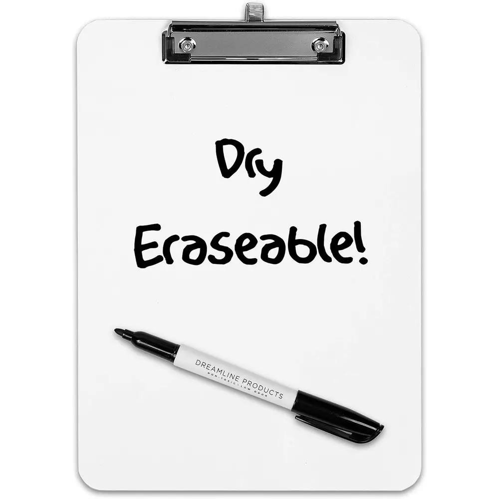 مجموعة الحافظة للمسح الجاف للفصل الدراسي مكونة من 30 قطعة مع علامات السبورة البيضاء |   ألواح بيضاء صغيرة محمولة للملاحظات والقائمة