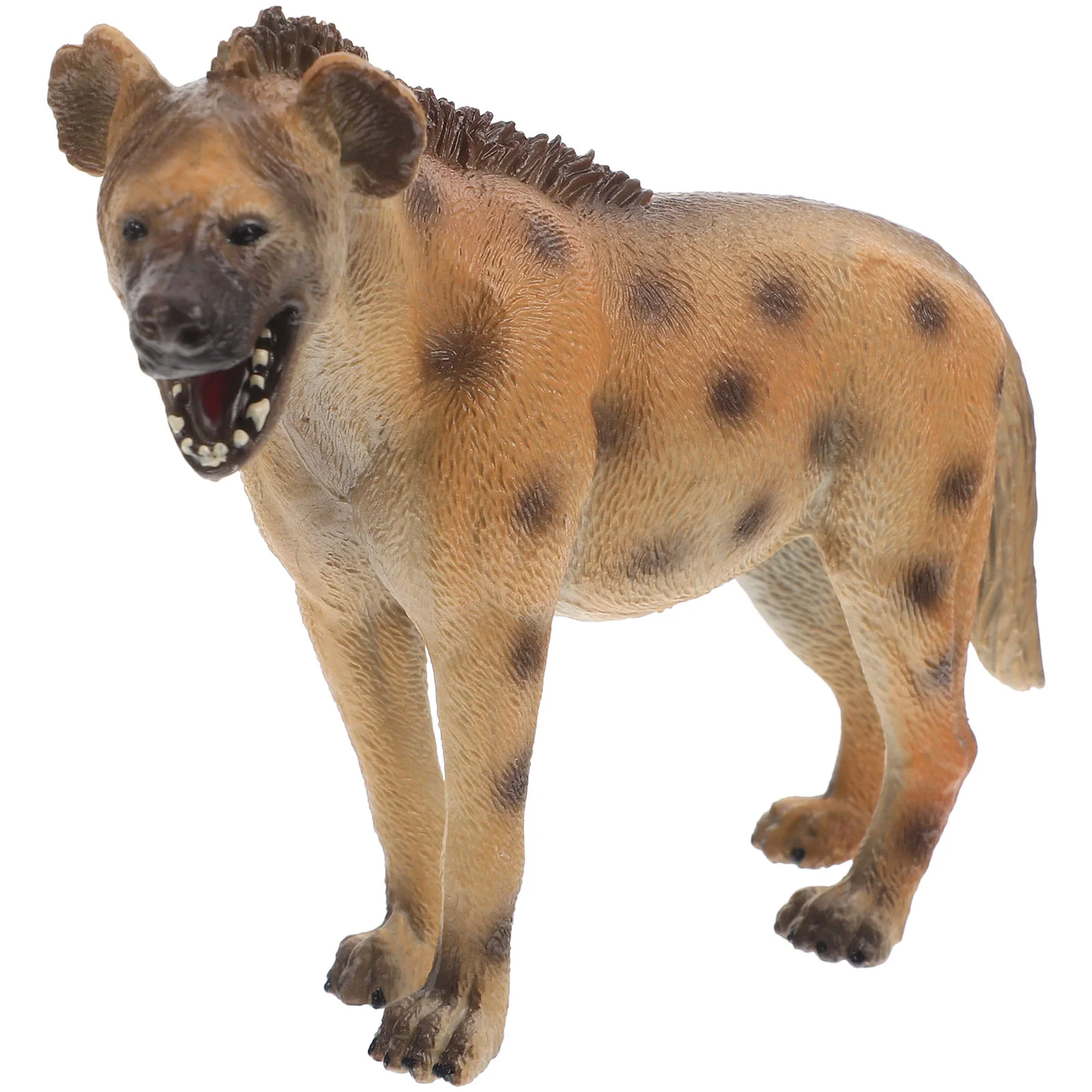 Simulation Hyena Model Kids Cognitive Toy Wildlife Animals Children’s Toys Desktop Plastic