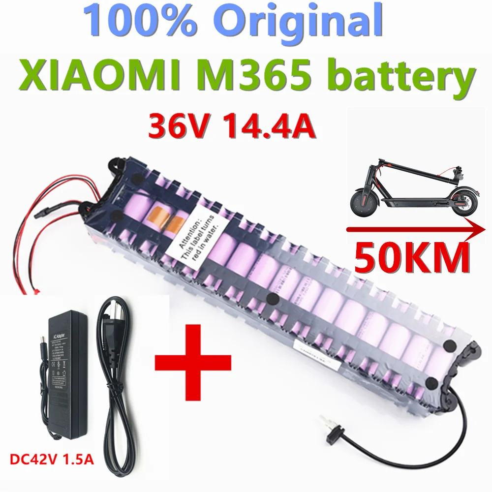 To Original 36V 14.4Ah Battery for Xiaomi M365/Pro/1S Special Battery Pack 36V Battery Riding 50km BMS+Charger Scooter