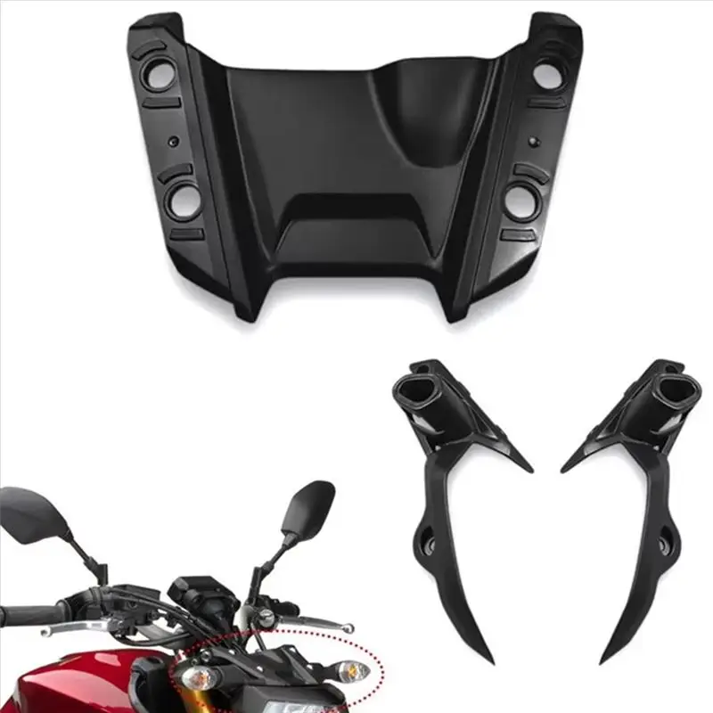Motorcycle Headlight Side Turn Signal Cover Kit Fairing Fit For MT-09 FZ09 MT09 2014 2015 2016-ABQA