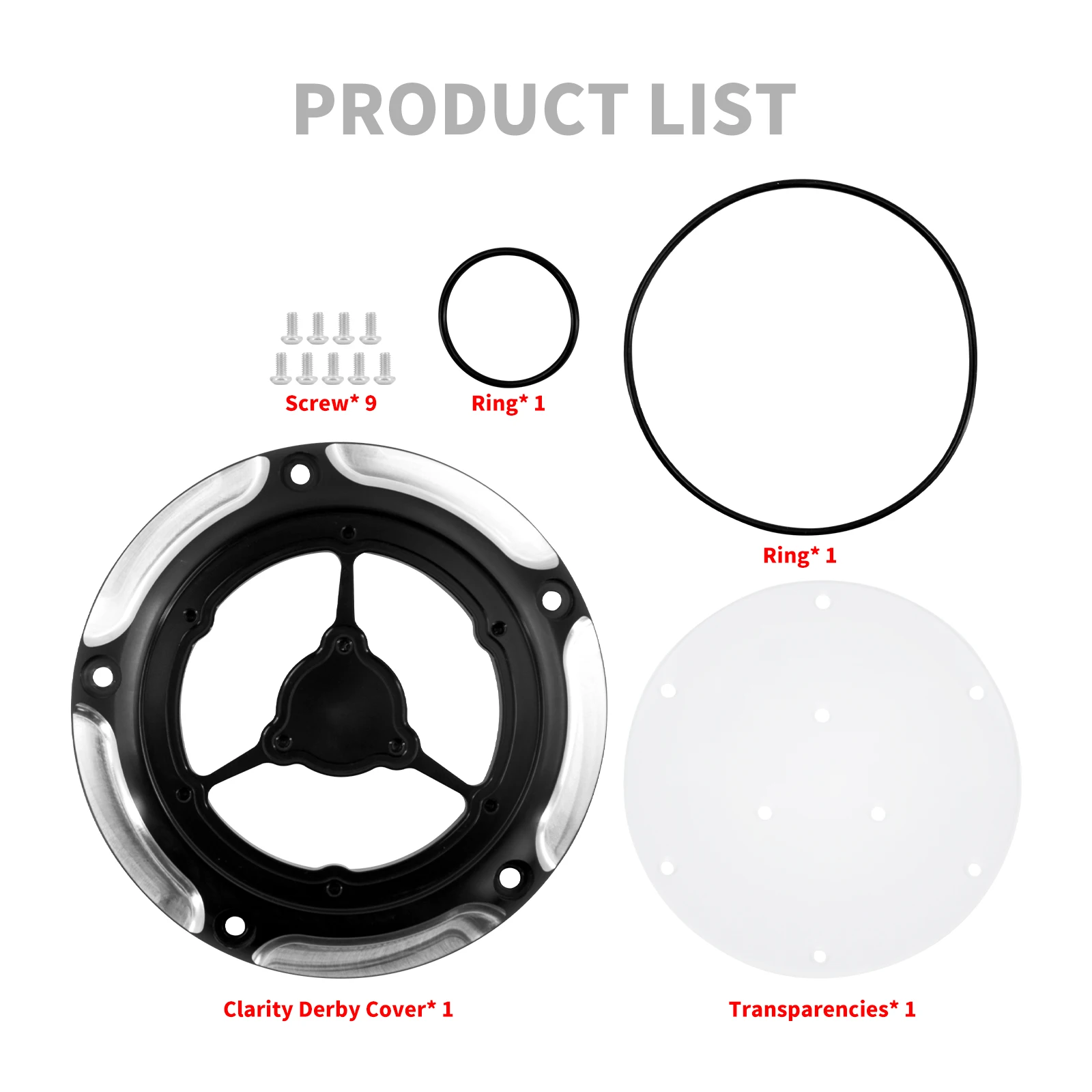 5 Holes Derby Engine Clutch Cover For Harley Softail 114 2019-2026 Fatboy Breakout Heritage Lower Rider Streetbob Accessorie Cap view 4